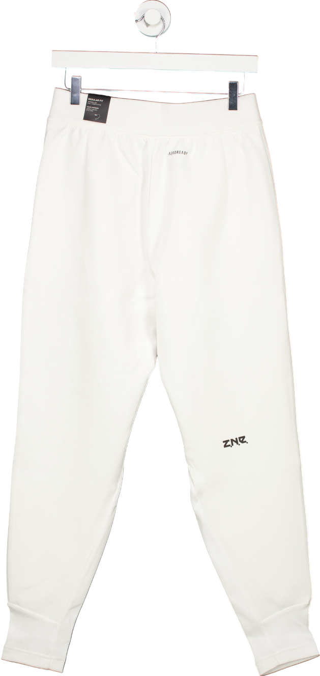 Adidas White ZNE Primeblue Track Pants UK S