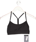 Lululemon Black Flow Y Bra Nulu Light Support UK 8