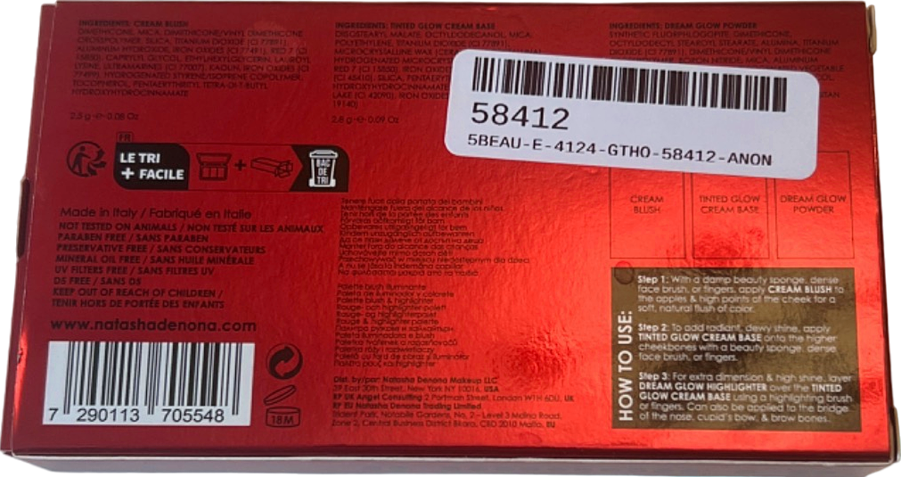 Natasha Denona Berry Pop Cheek Trio