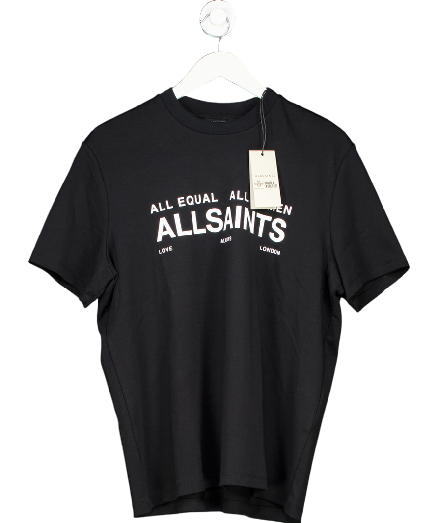 All Saints Black International Women's Day T-shirt UK M