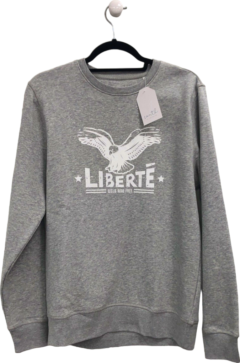 South Of The River Grey LIBERTE Sweatshirt EU M US S