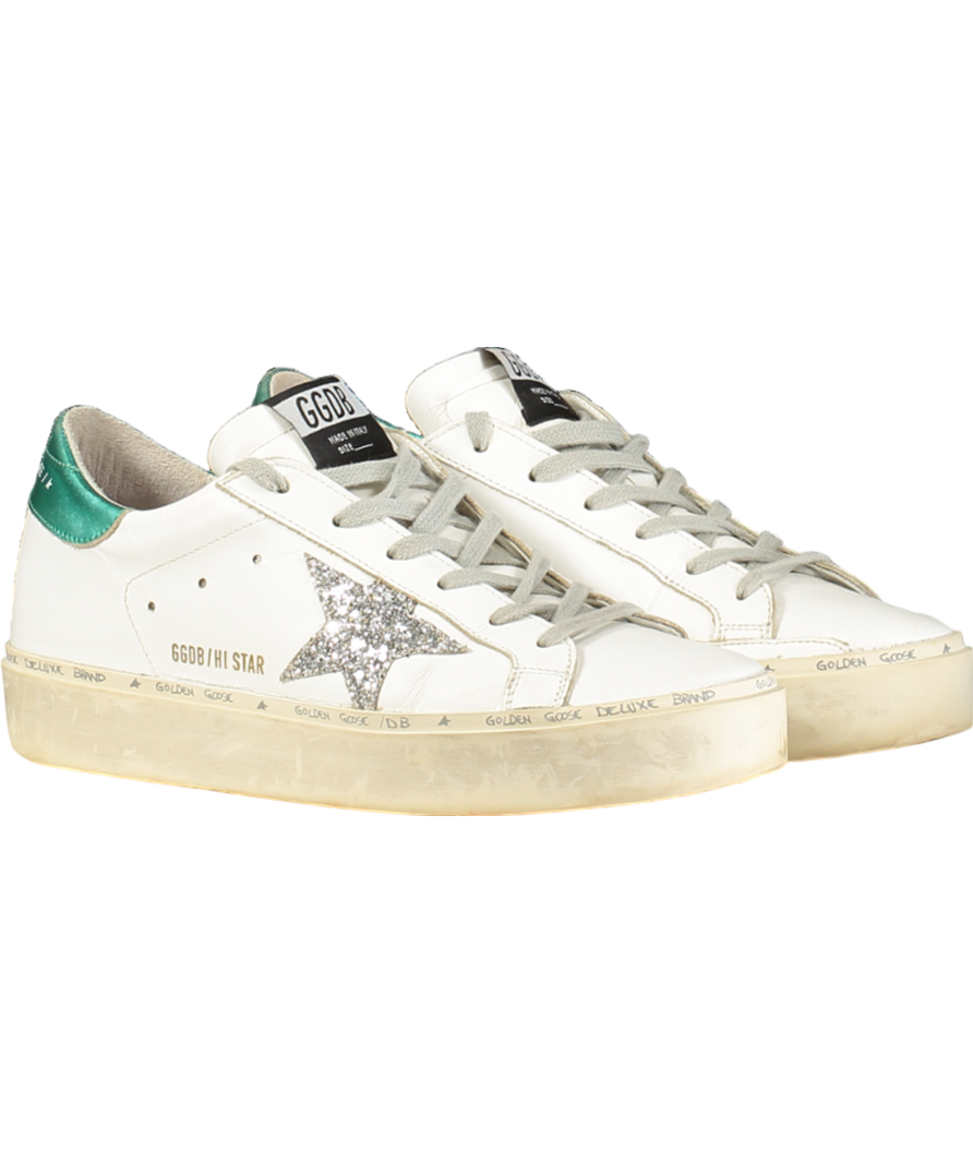 Golden Goose White Hi-star Ltd.Edition Trainers UK 6 EU 39 👠