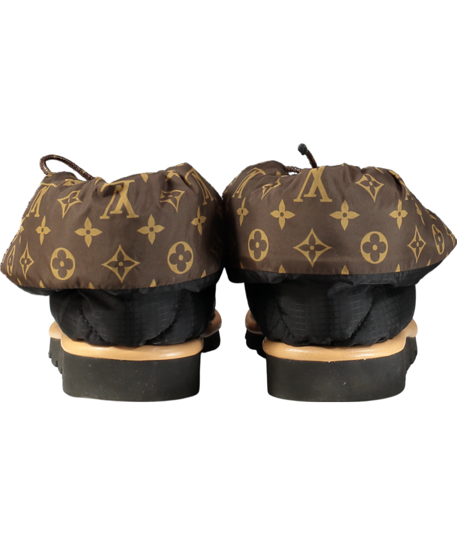 LOUIS VUITTON Black / Monogram Pillow Comfort Ankle Boots UK 2 EU 35 👠