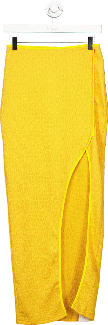 Cider Yellow Maxi Skirt UK M