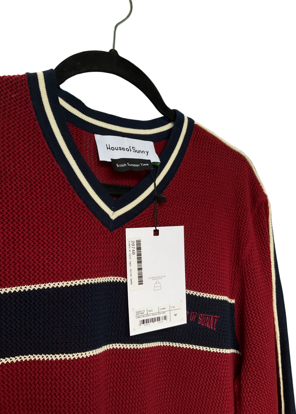 HOUSE OF SUNNY Red Joey Knit UK M