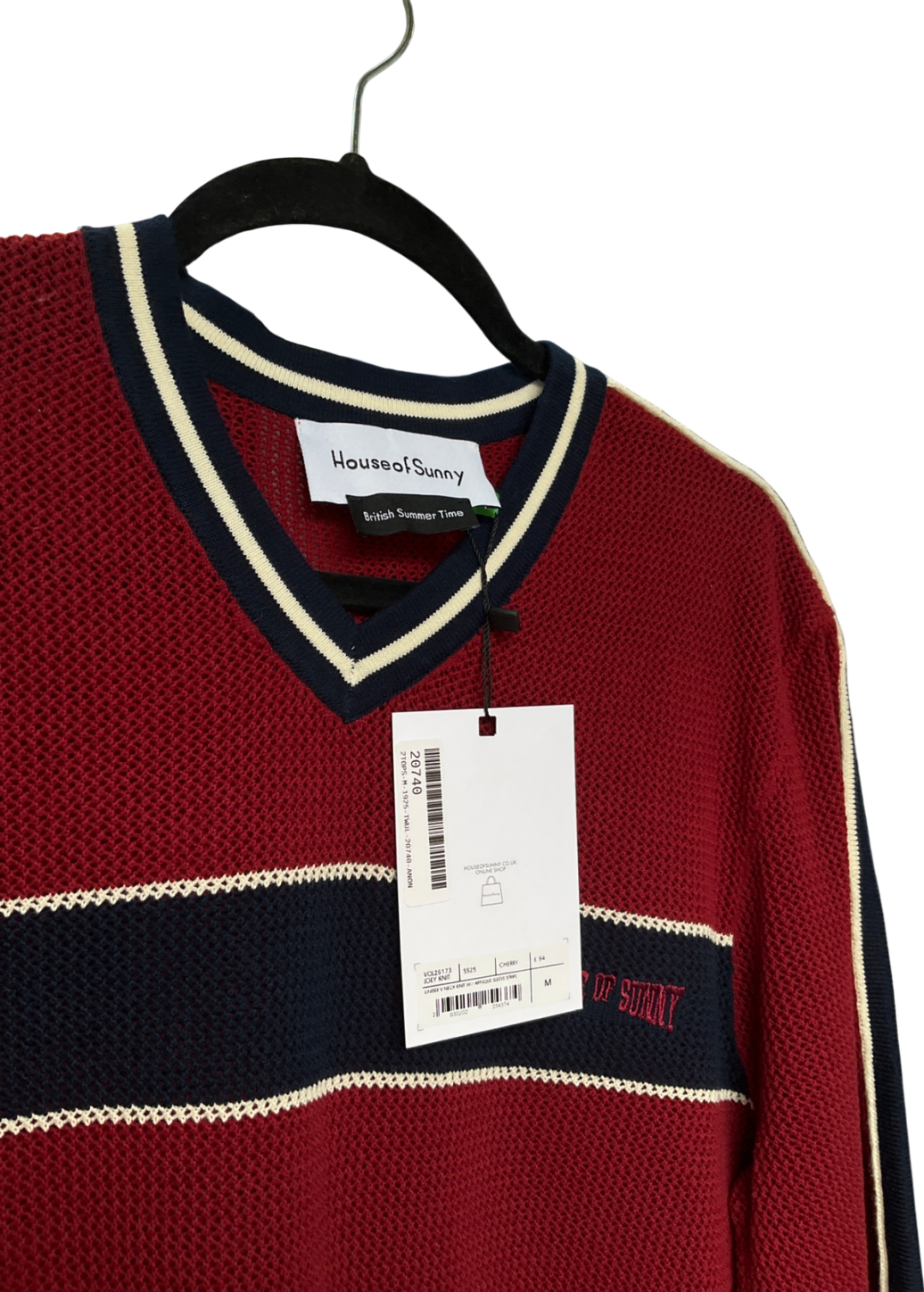 HOUSE OF SUNNY Red Joey Knit UK M