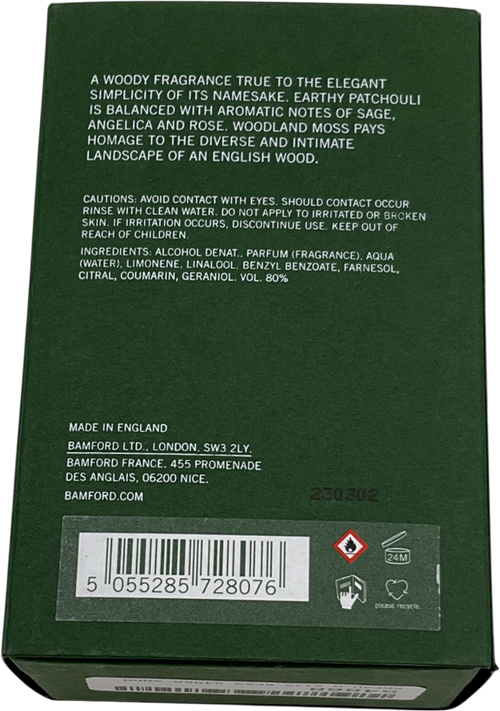 Bamford Woodland Moss Eau De Parfum 50ml