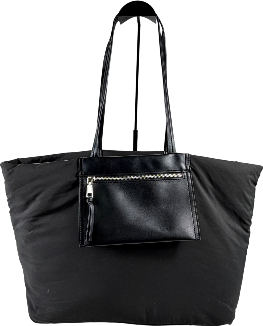 M&S Black Nylon Tote Bag