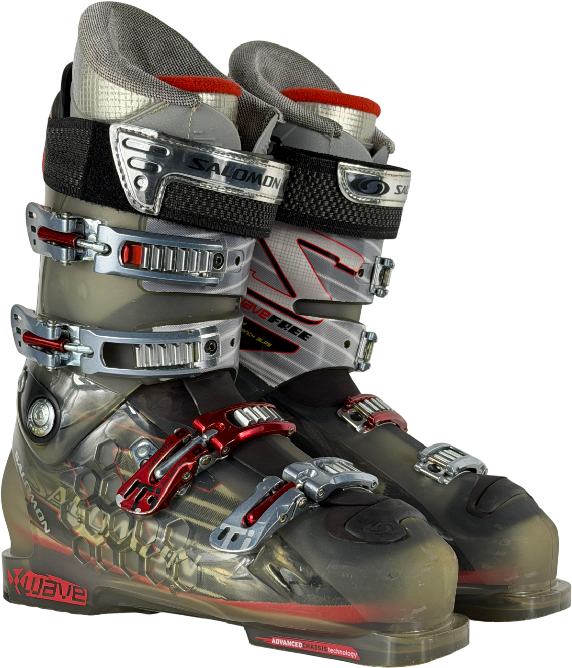 Salomon Metallic Xwave 10.0 Free 2006 Ski Boots (325mm-28/28.5) One Size