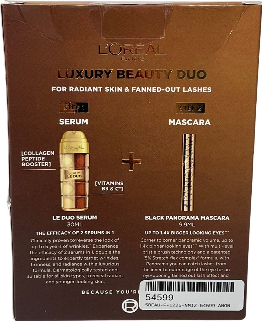 loreal Serum Le Duo X Panorama Mascara Beauty Set One size