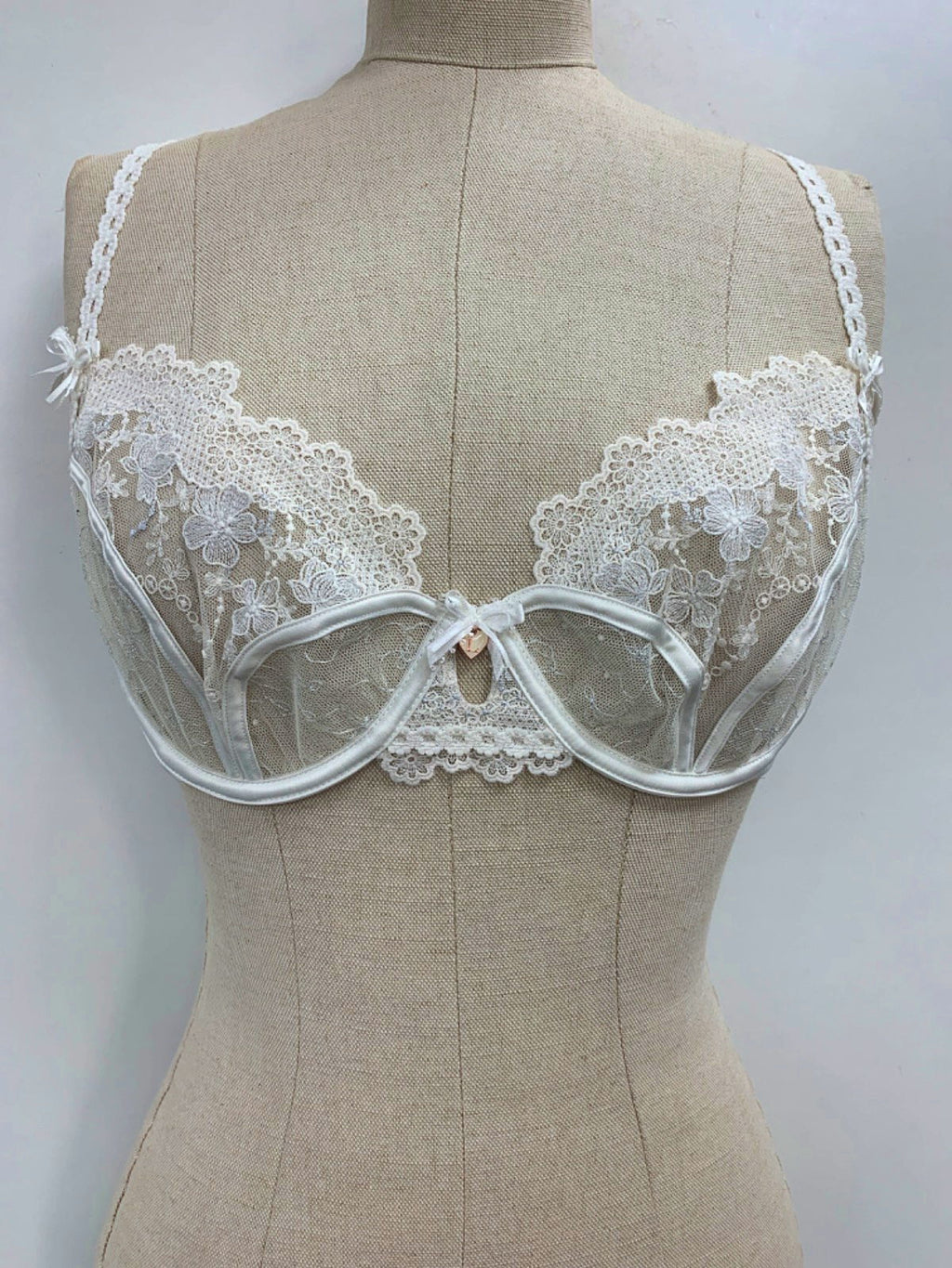 Lounge White Imogen Lace Bra 34DD