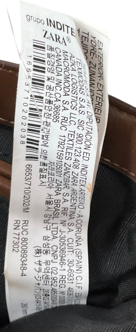 ZARA Beige Faux Fur Shoulder Bag One Size