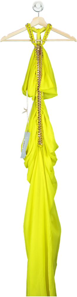 The Dolls House Yellow Draped Gown UK S