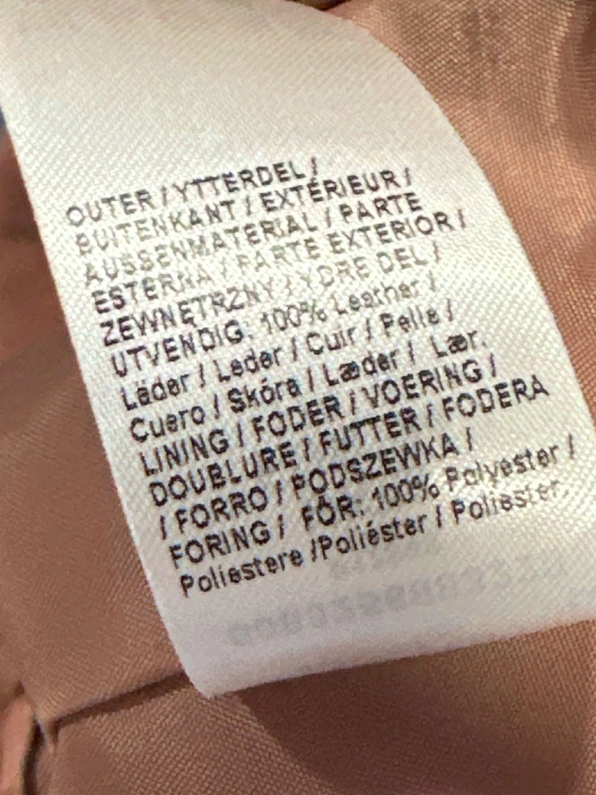 River Island Pink Leather Fringe Skirt UK 8