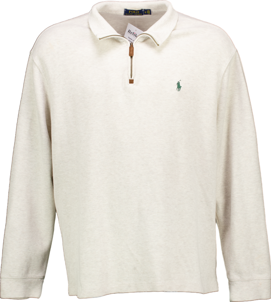 Ralph Lauren Cream Polo Long Sleeve Shirt UK XL