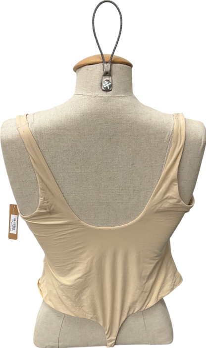 SKIMS Beige Seamless Sculpt Thong Bodysuit - Sand UK XXL