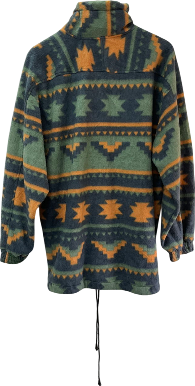 Authentic Jeps Multicoloured Vintage Quarter Zip Jumper UK M