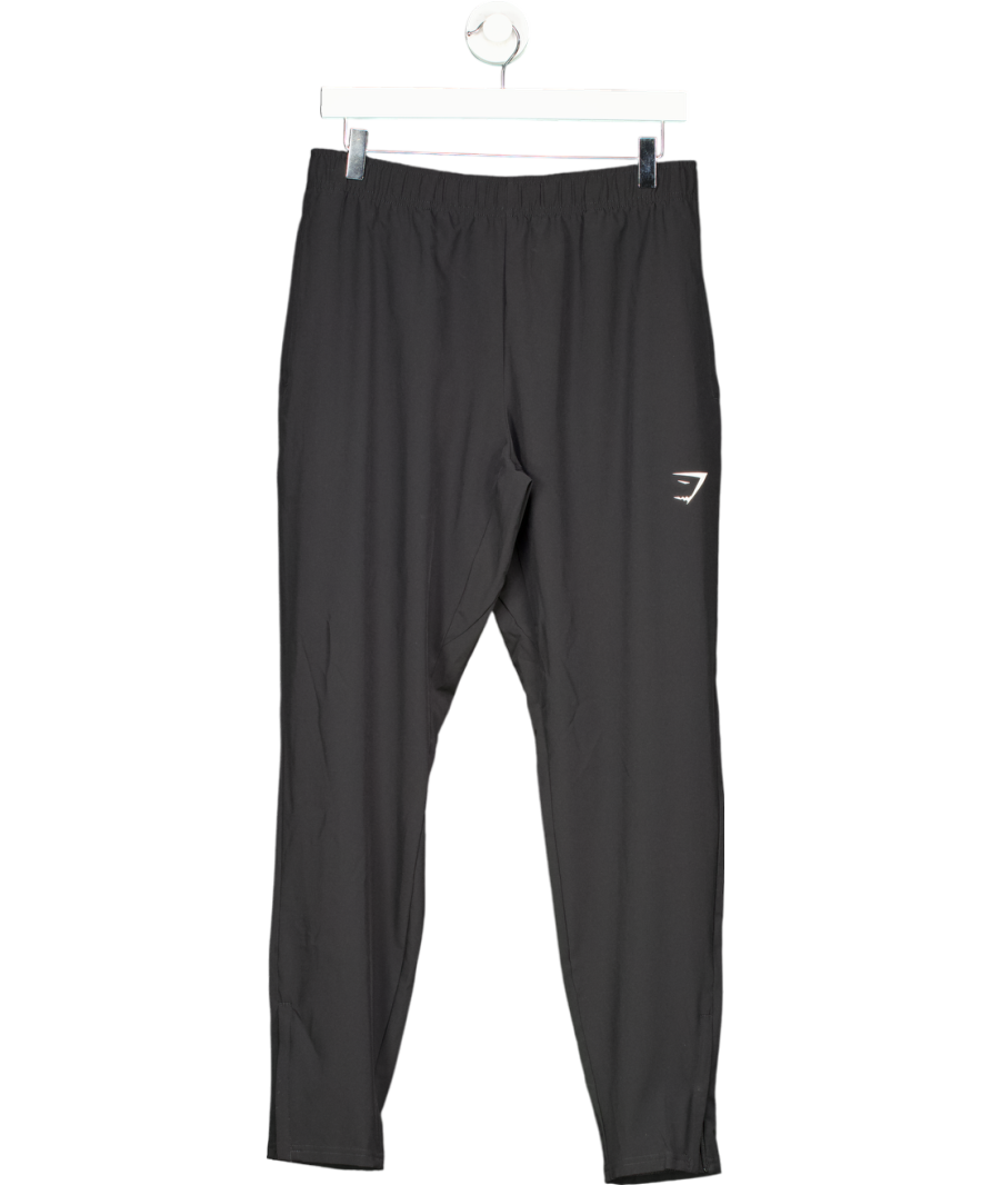 gymshark Black Arrival Woven Joggers UK M