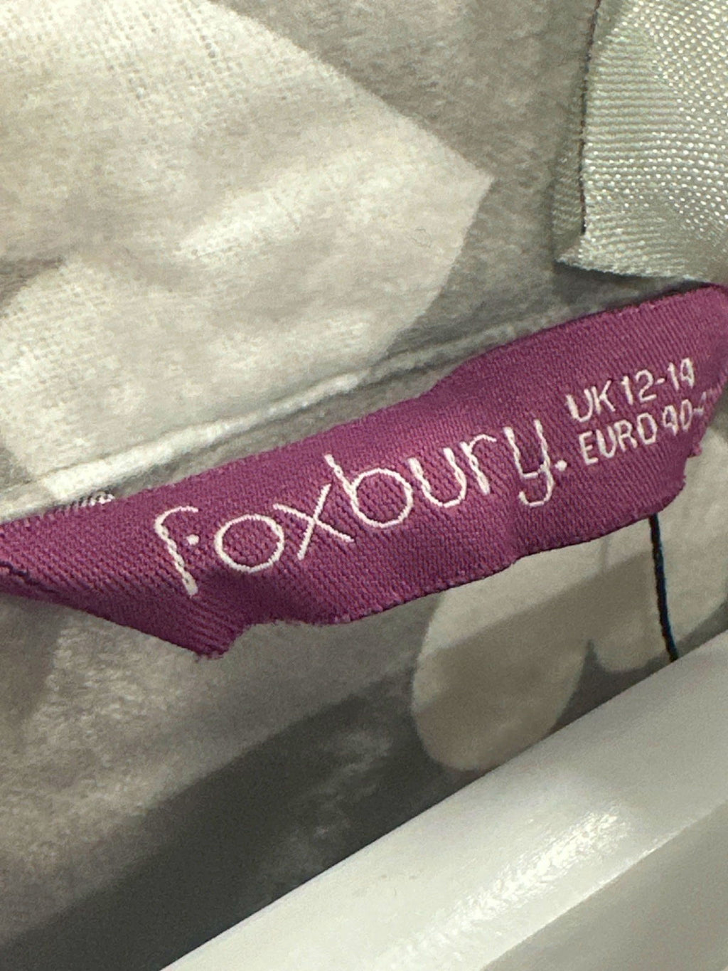 Grey Heart Print Brushed Cotton Pyjamas in gift bag  UK 12-14