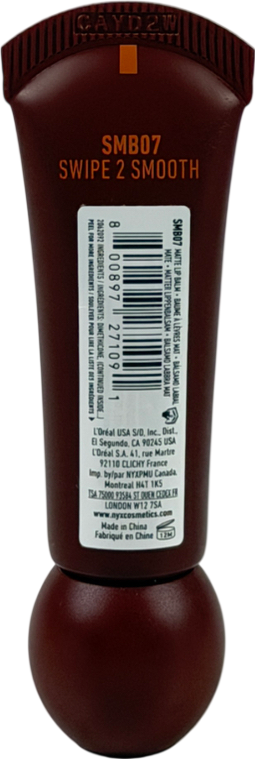 NYX Smushy, Matte Lip Balm Swipe 2 Smooth 8ml