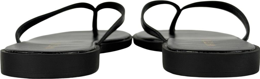White Fox Black Breccan Thong Sandals UK 7 EU 40 👠