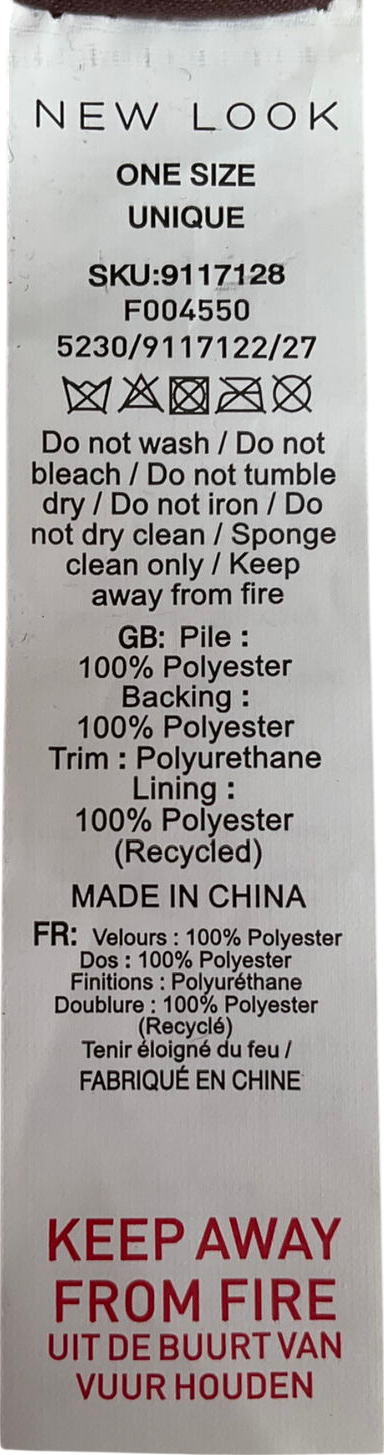 New Look Brown Sequinned Crossbody Bag One Size