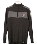 MEISTER Grey 1/2 Zip Sweater UK M