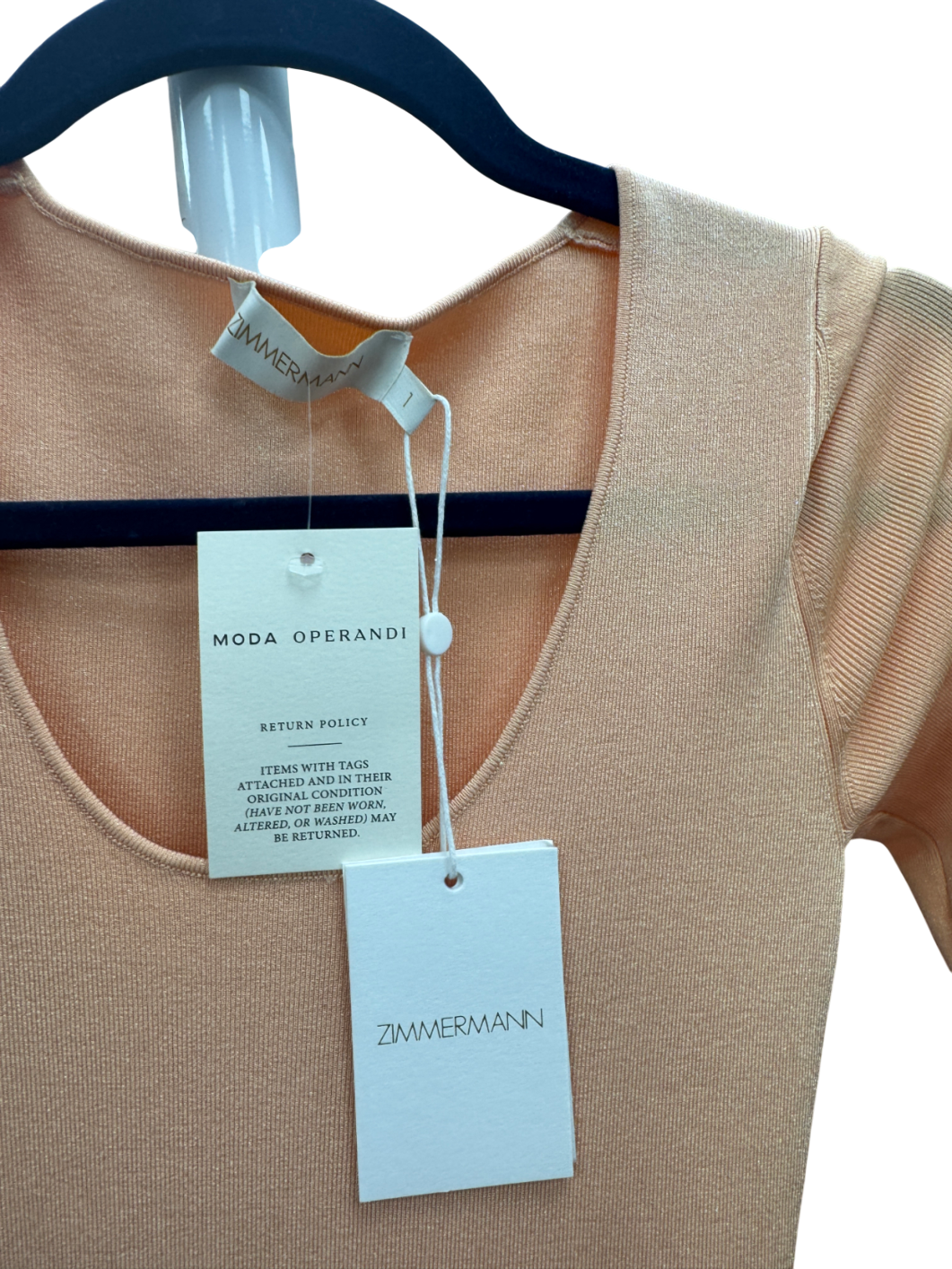 Pink Zimmermann Natura Peach Gathered Metallic Stretch-knit Maxi Dress Sz1 UK 10