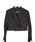 Arket Black Cropped Blazer UK 6