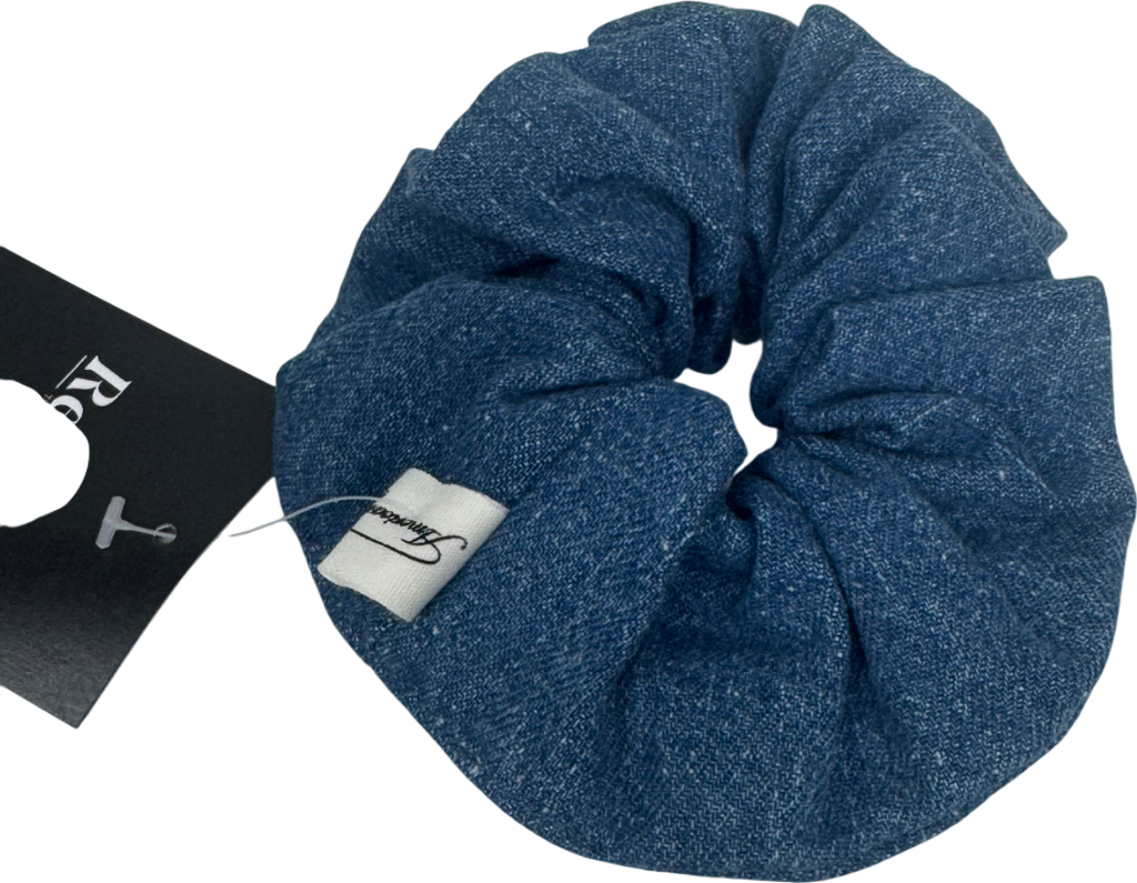 American Vintage Blue Srunchie One Size
