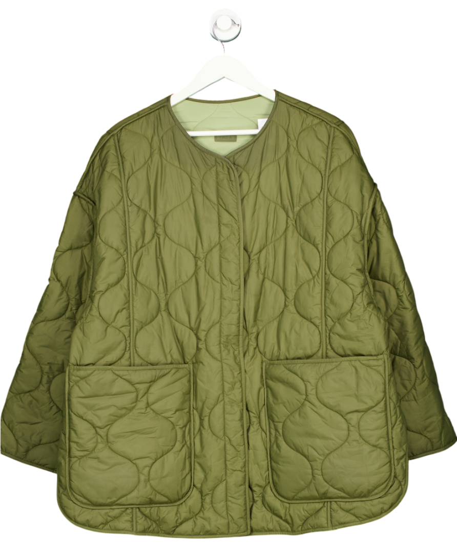 TALA Green Oversize Reversible Quilted Jacket UK L