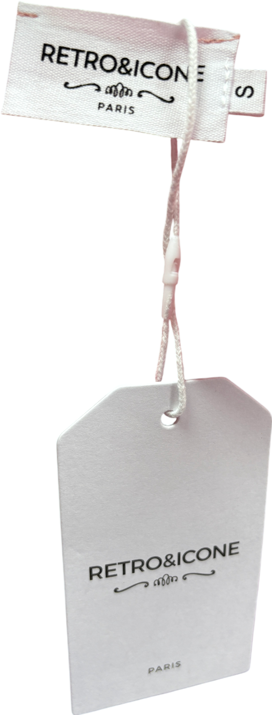 Retro & Icone Pink Sheer Stars Shirt UK S