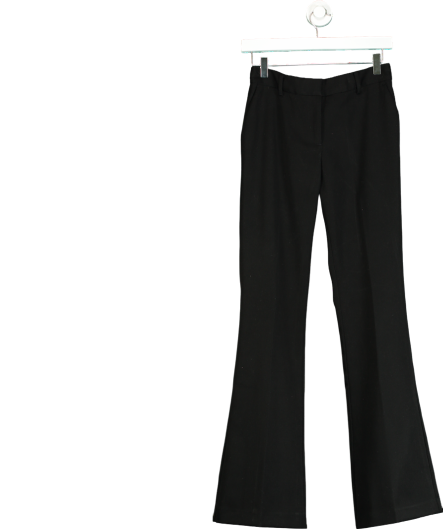 BOA Black Wide Leg Suit Trousers UK S