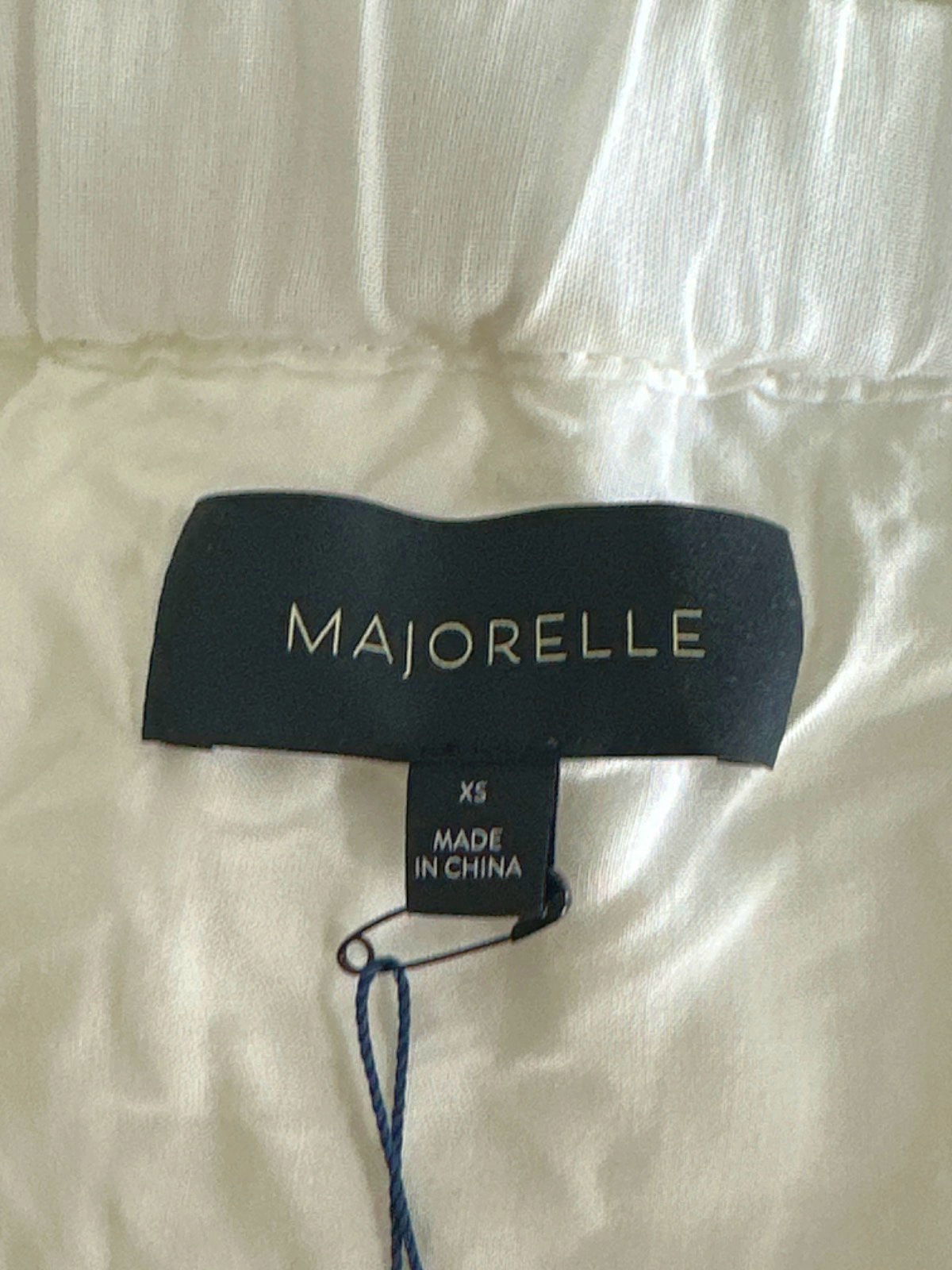 Majorelle White Ruffled Mini Skirt UK XS