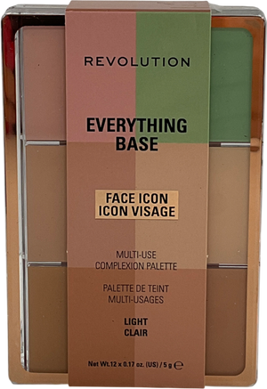 Revolution Everything Base Face Icon Complexion Palette Light Clair 5g