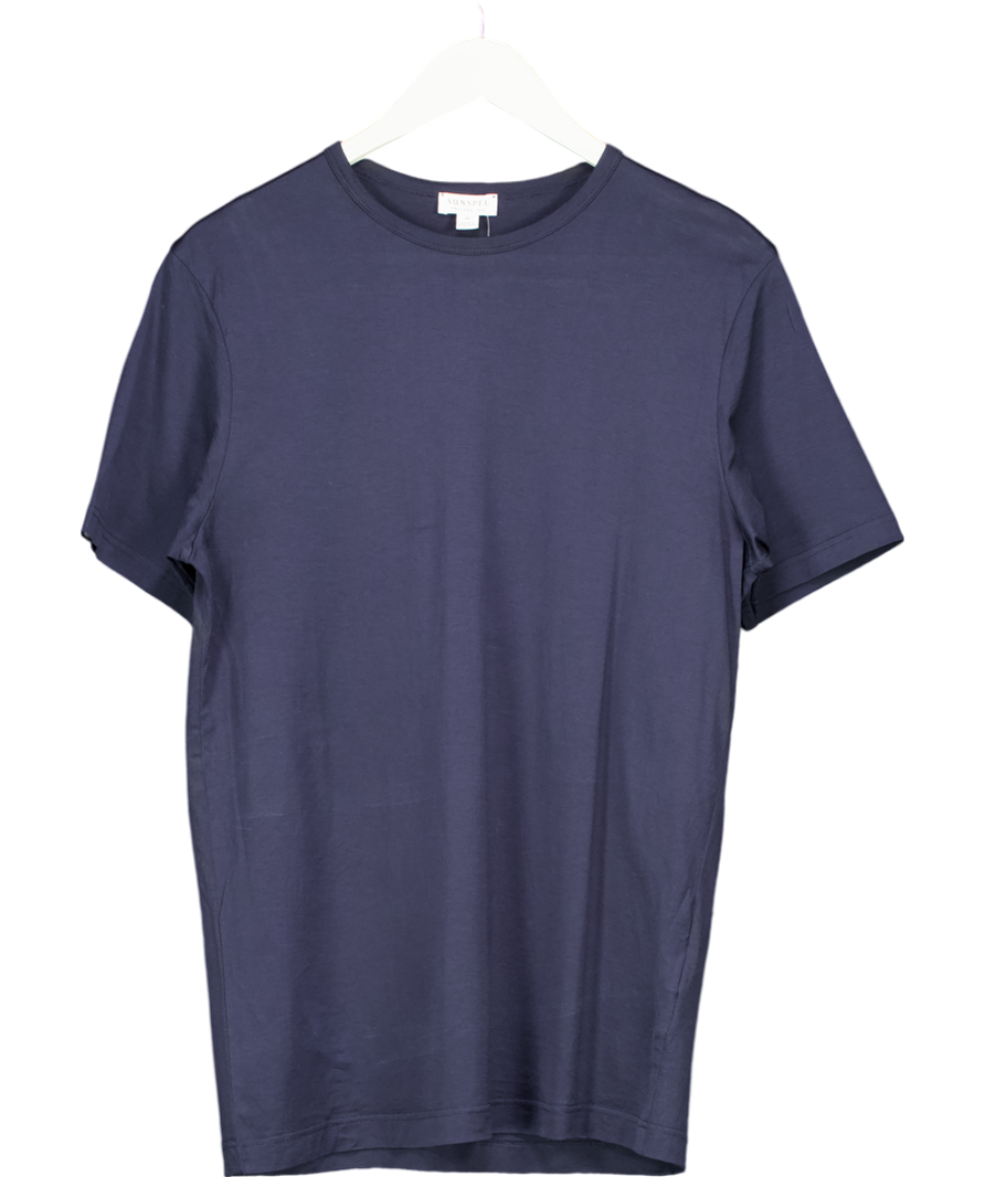 Sunspel Blue Classic T-shirt UK M
