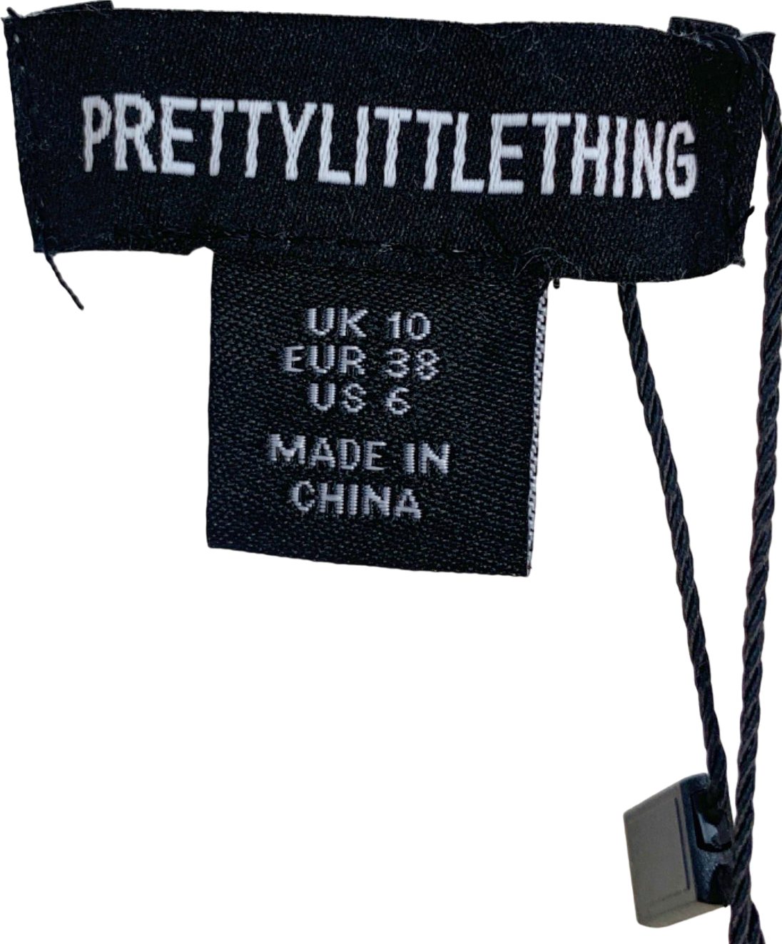 PrettyLittleThing White Glitter Textured Oversized Blazer UK 10