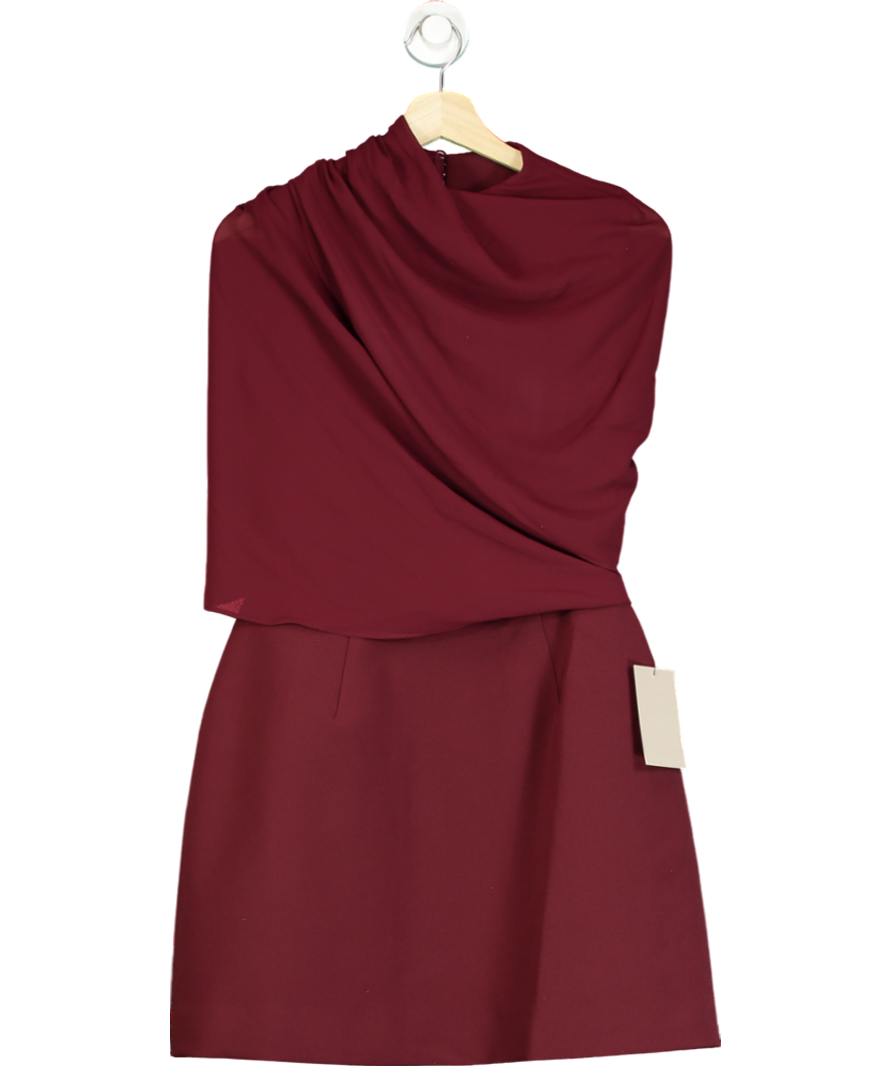 OddMuse Red The Ultimate Muse Gathered Mini Dress UK S