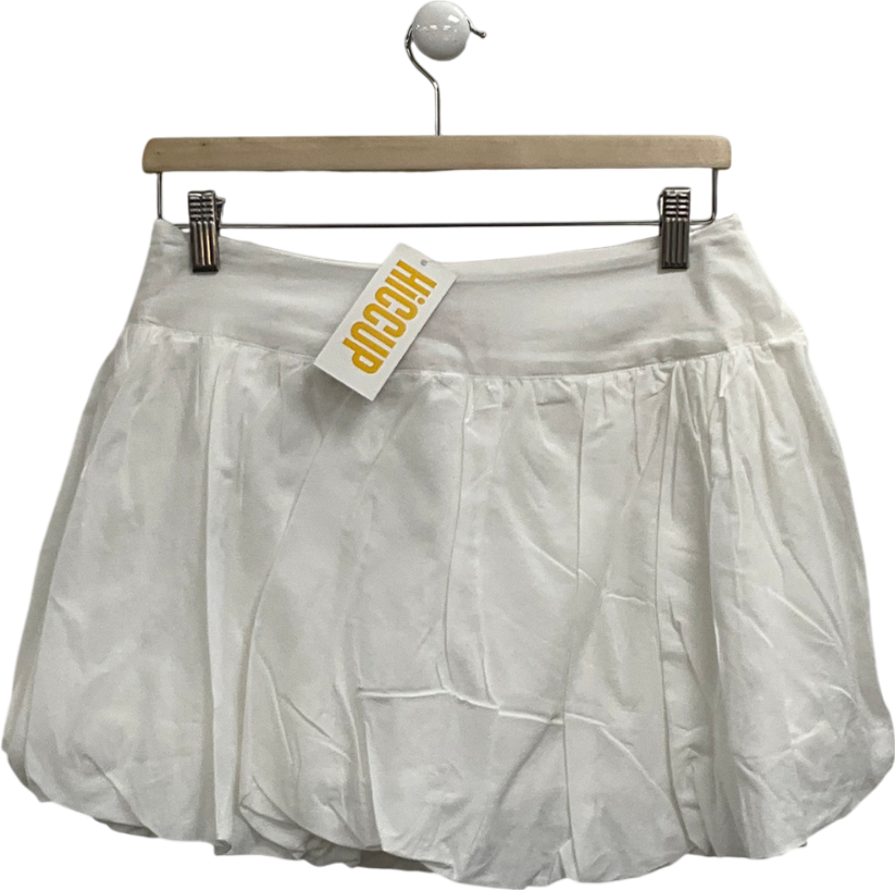 hiccup White Balloon Skirt UK 10