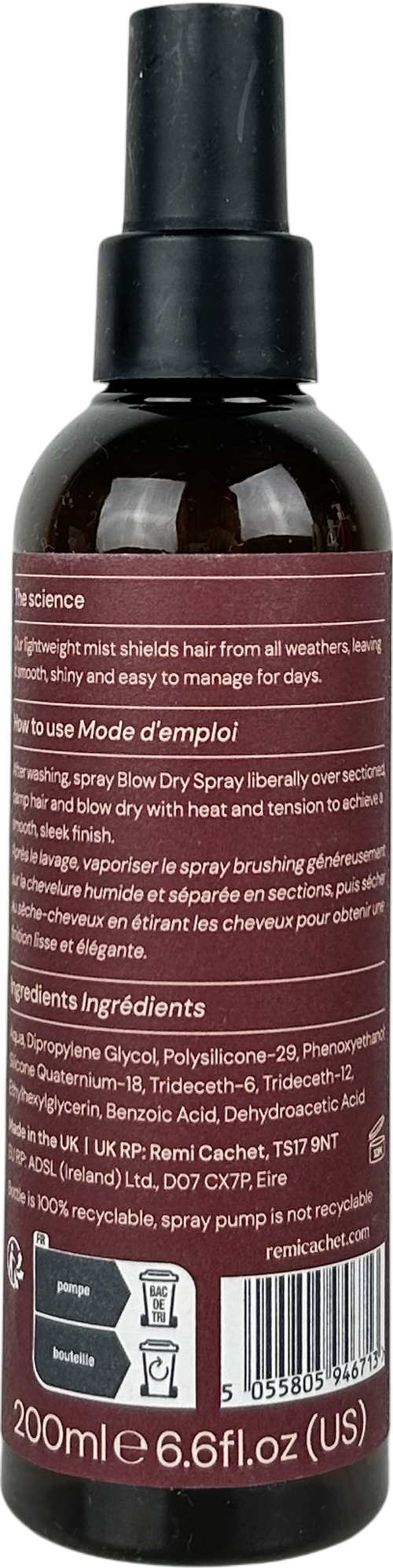 Adorawool Hairarchy Blow Dry Spray Remi Cachet 200ml