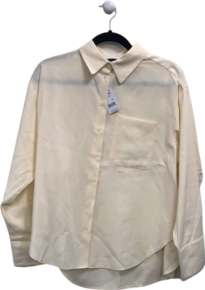 New Look Cream Shirt UK 10