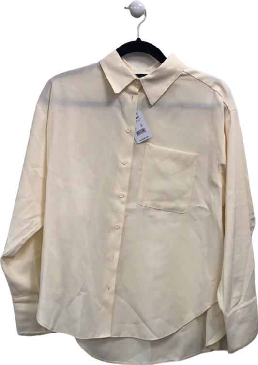 New Look Cream Shirt UK 10