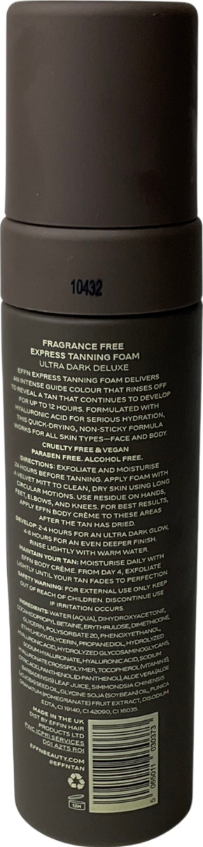 effn Tan Express Foam Ultra Dark 200ml