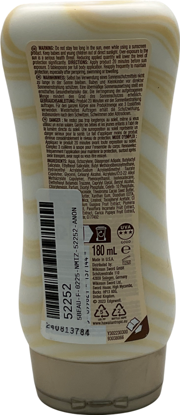 Hawaiian Tropic Sunscreen 180ml