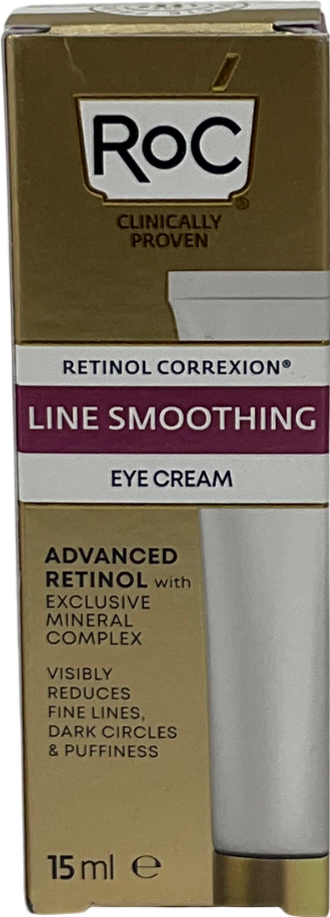 roc Retinol Correxion Line Smoothing Eye Cream To Reduce Puffiness & Dark Circles 15ml