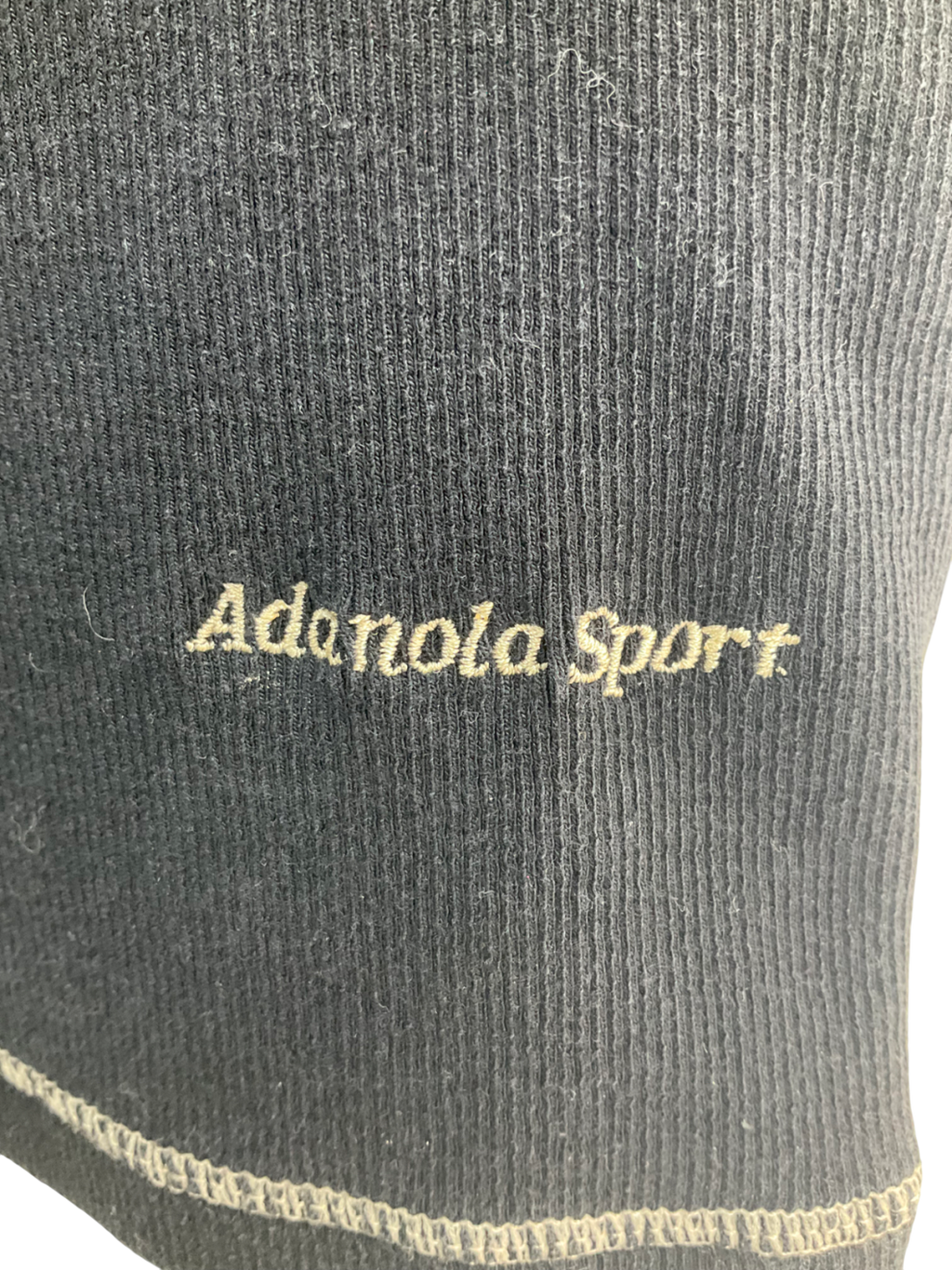 Adanola Black Ribbed Vest UK S