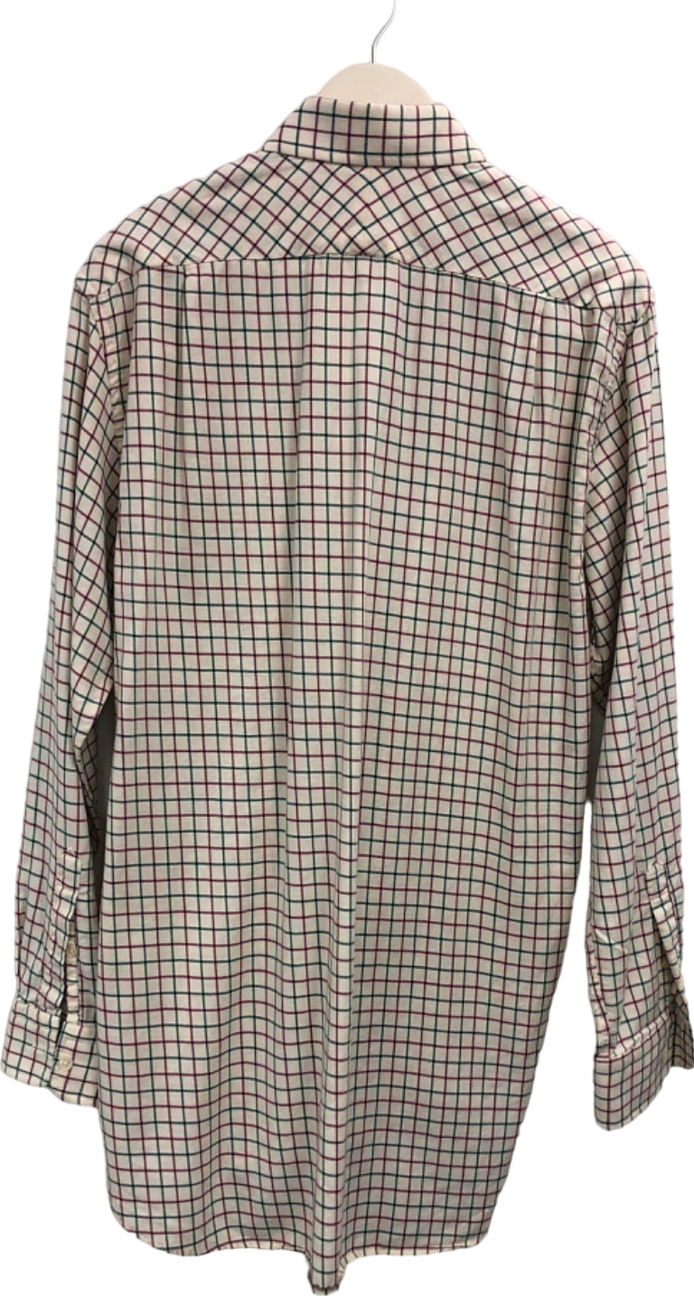Cordings Cream Check Shirt UK 16-41