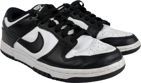 White Nike Dunk Low Older Kids' Shoes UK 4.5 EU 37.5