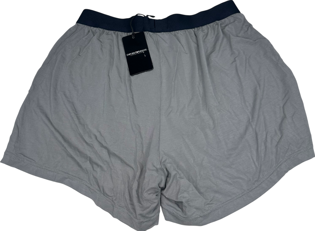 Emporio Armani Grey Jacquard Boxers UK S