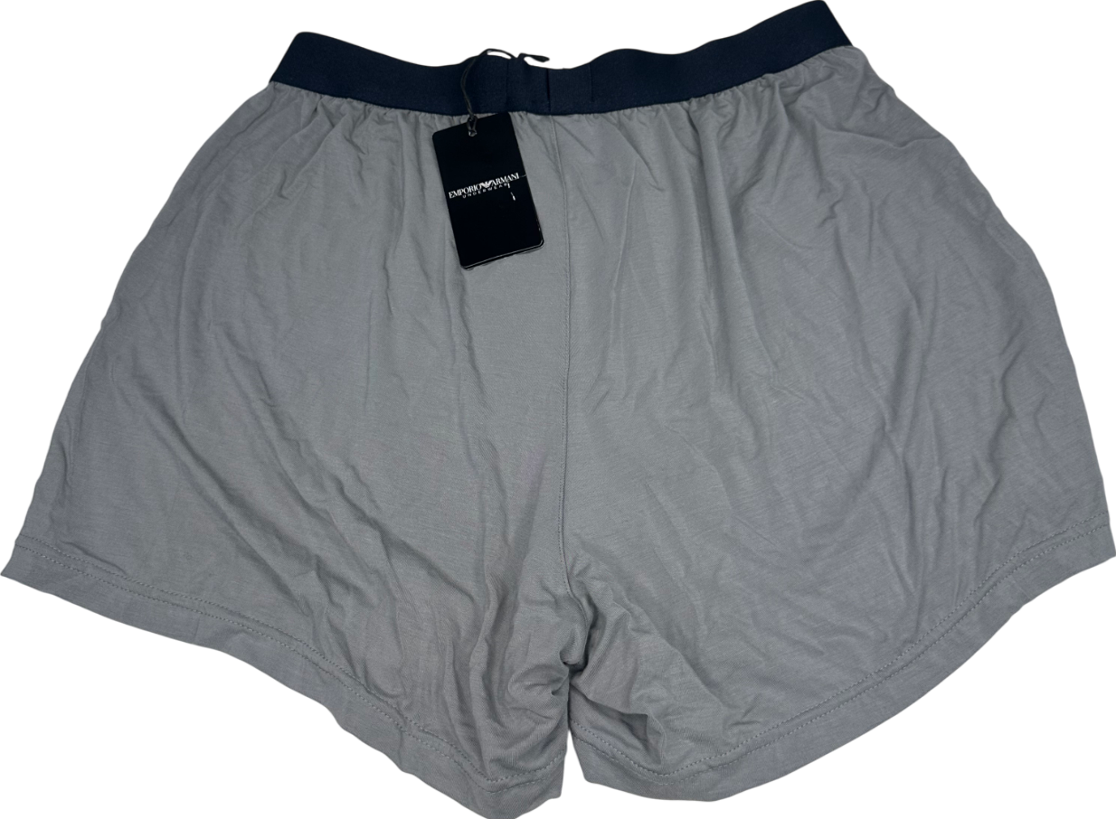 Emporio Armani Grey Jacquard Boxers UK S